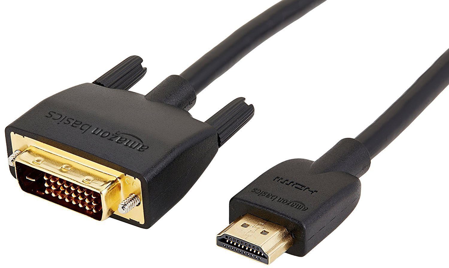 Amazon Basics cavo adattatore HDMI-DVI 0,9 m nero placcato oro
