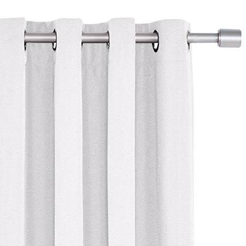 Amazon Basics Mabry Tende Oscuranti Bianche 132x160 cm 2 Pezzi