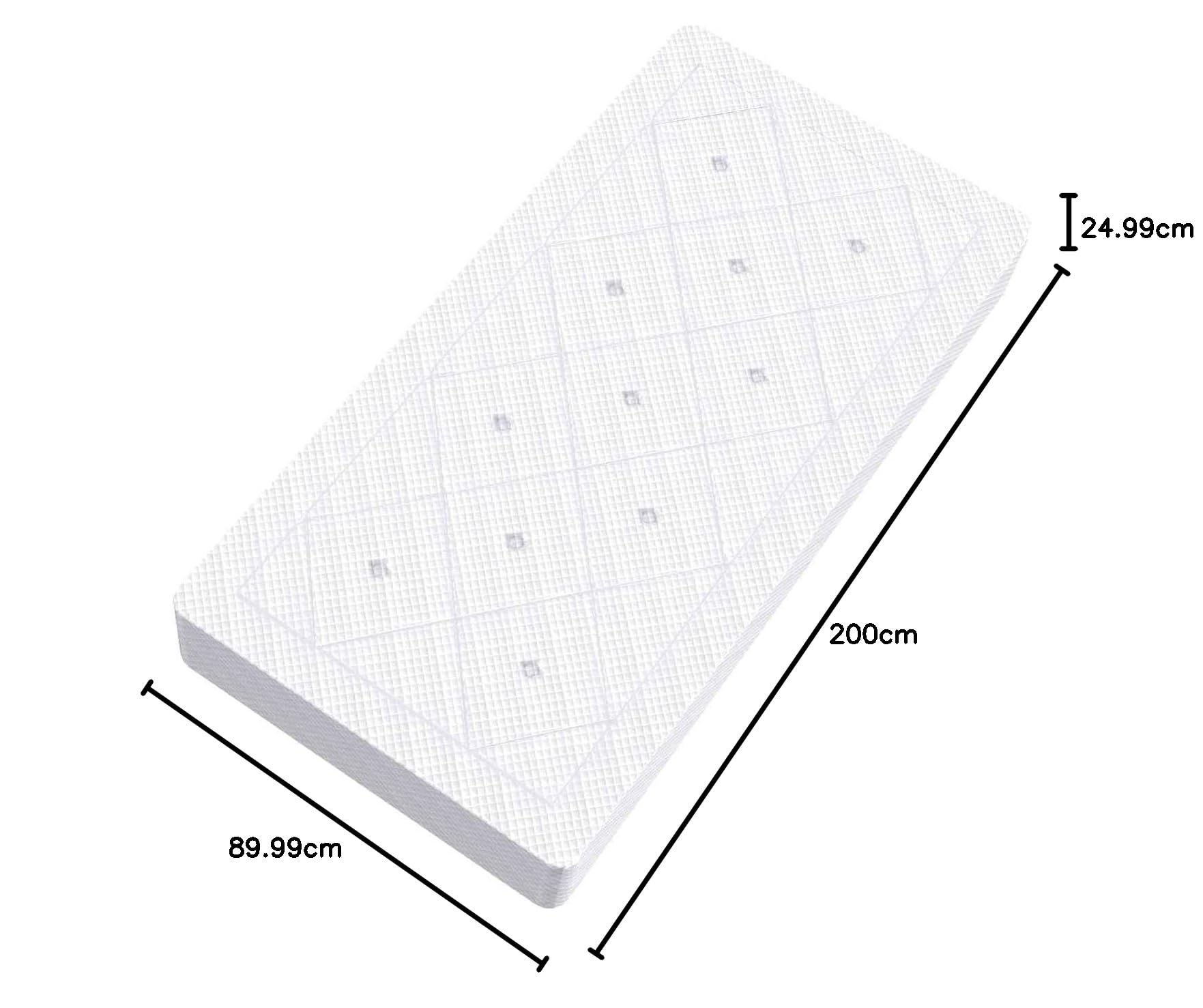 Amazon Basics Materasso Memory Foam 90x200 cm Superb