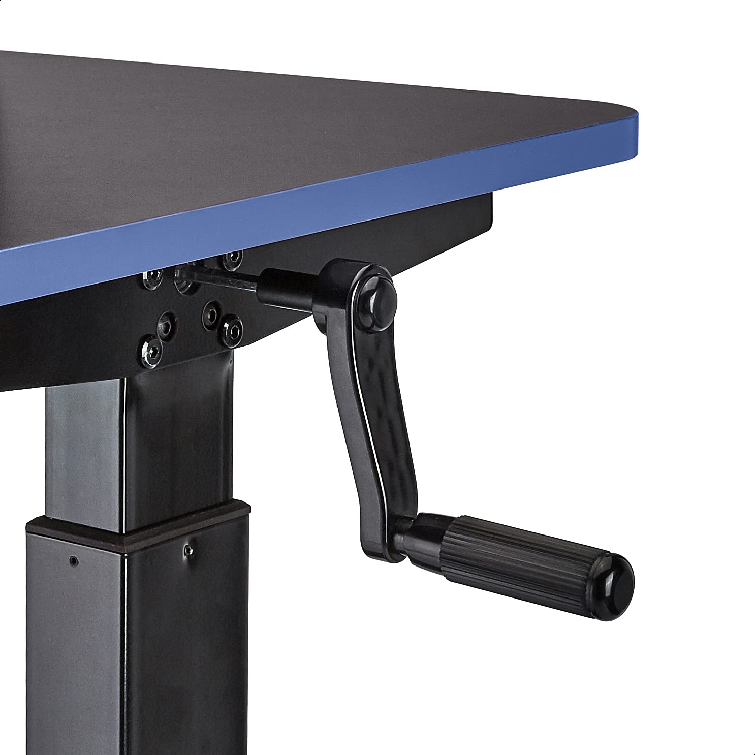 Amazon Basics scrivania gaming 140cm altezza regolabile blu