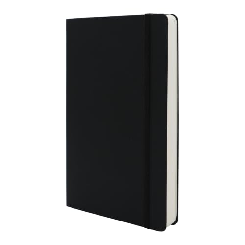 Amazon Basics Classico Taccuino Puntinato Nero 240 Pagine Rigido