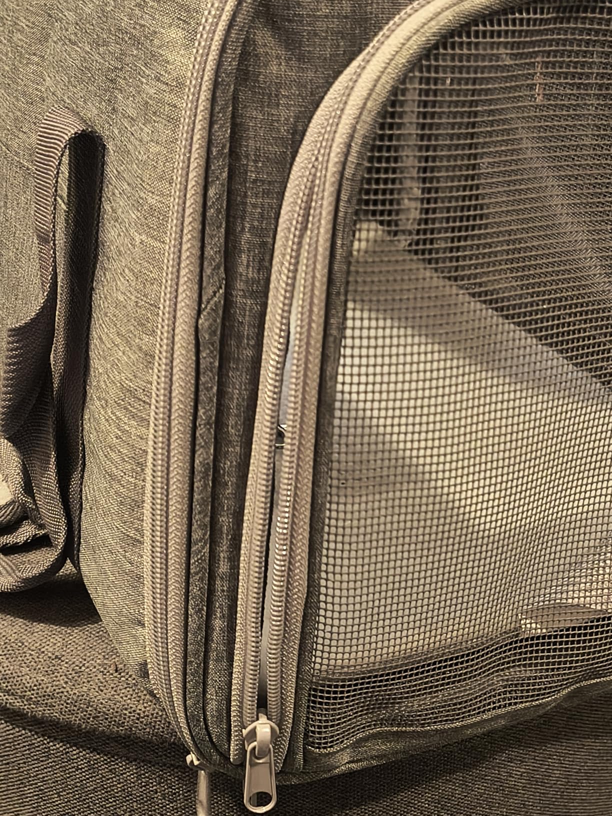 Amazon Basics Trasportino Borsa Gatti Cani Grigio