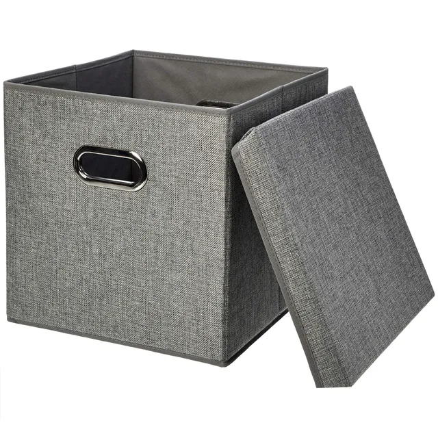 Amazon Basics Cubi Iuta Grigio 33cm 2 Pezzi