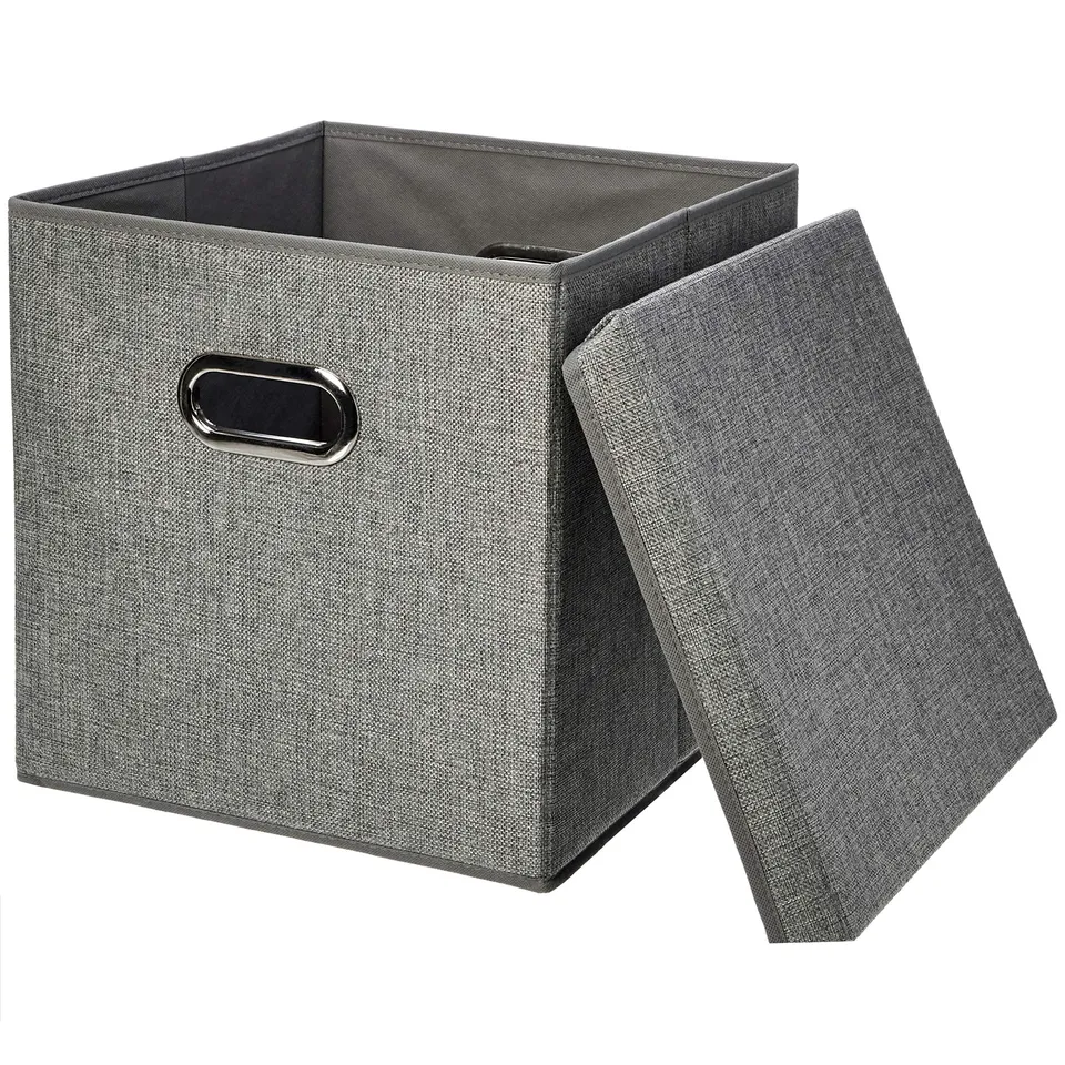 Amazon Basics Cubi Iuta Grigio 33cm 2 Pezzi