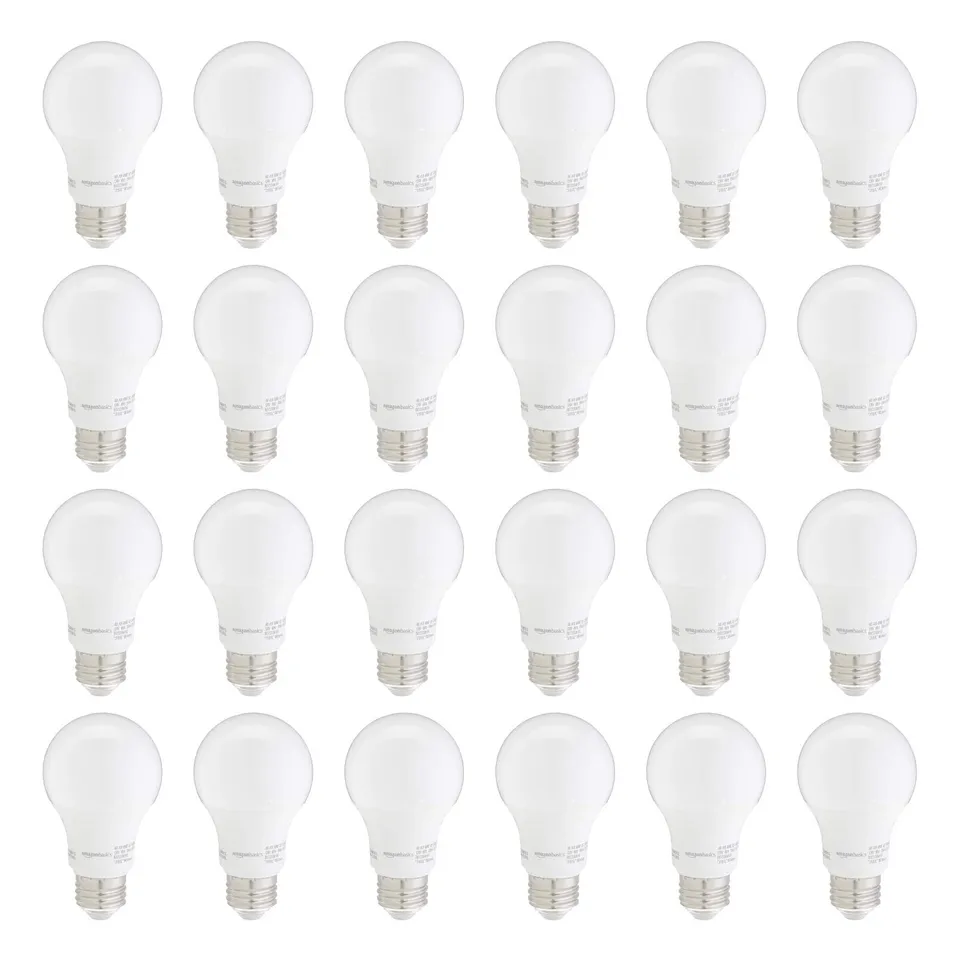 Amazon Basics Lampadine LED 9W E26 5000K 24 Pezzi