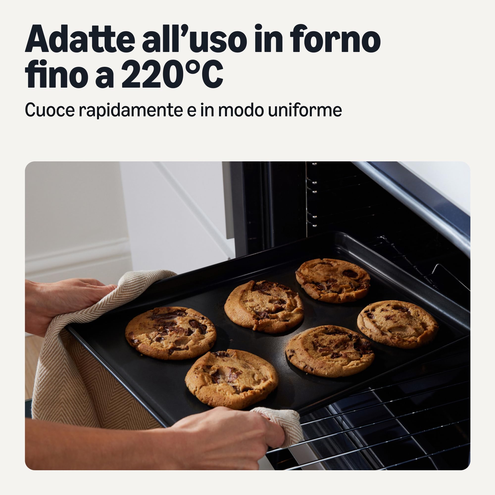 Amazon Basics set teglie antiaderenti 6 pezzi forno