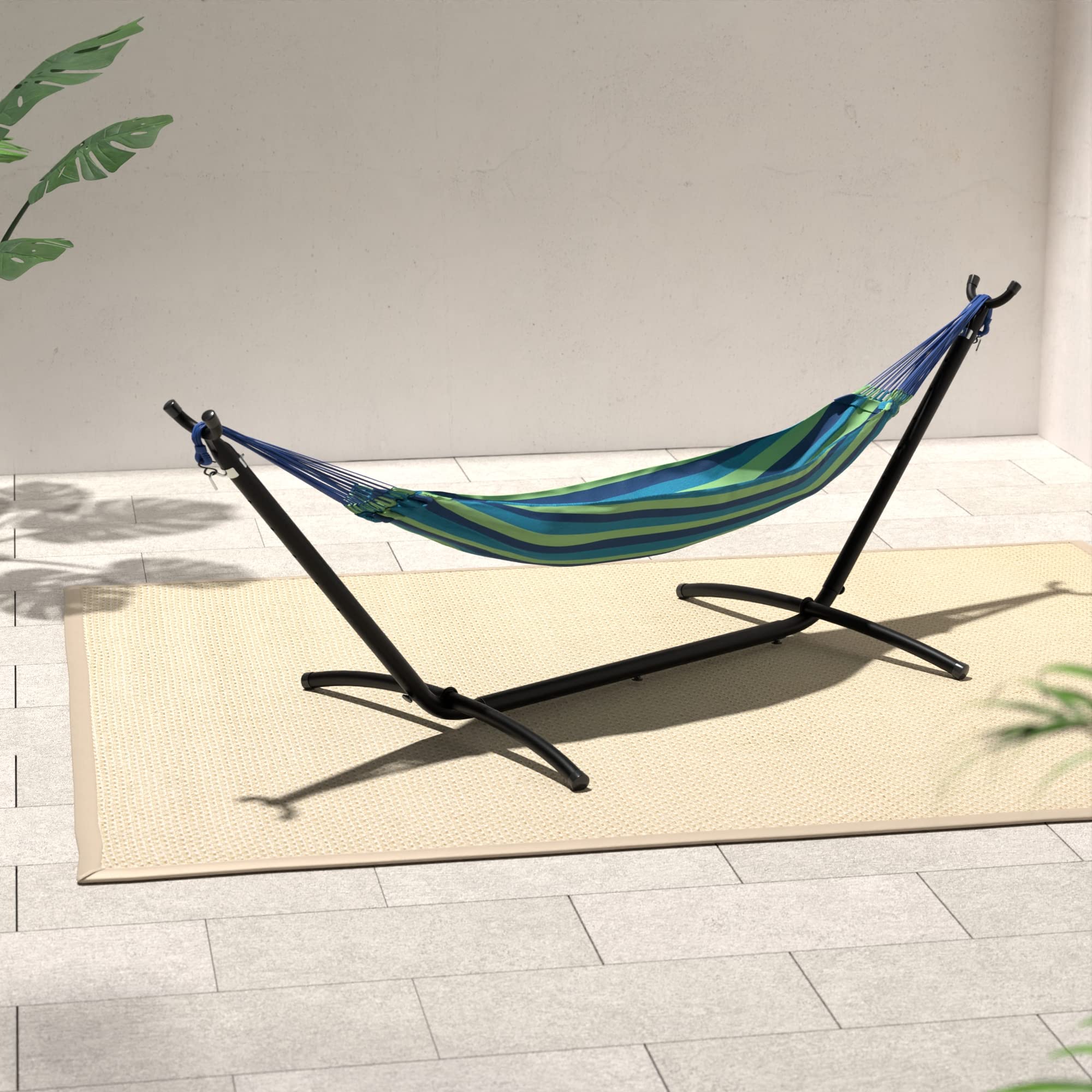 AmazonBasics Supporto per Amaca 2,74 m Acciaio Nero