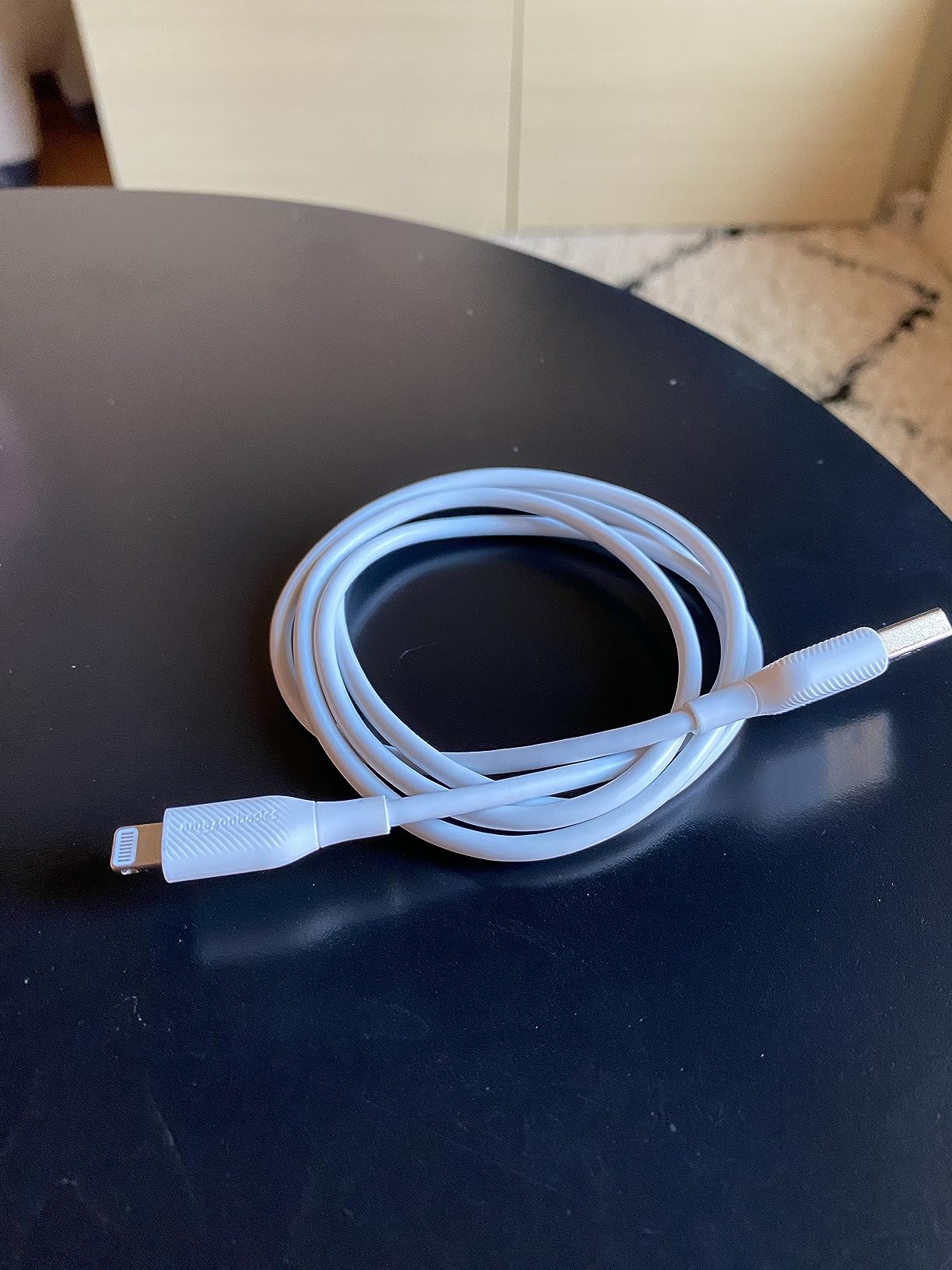 Amazon Basics cavo Lightning USB-A 0,9 m bianco MFi