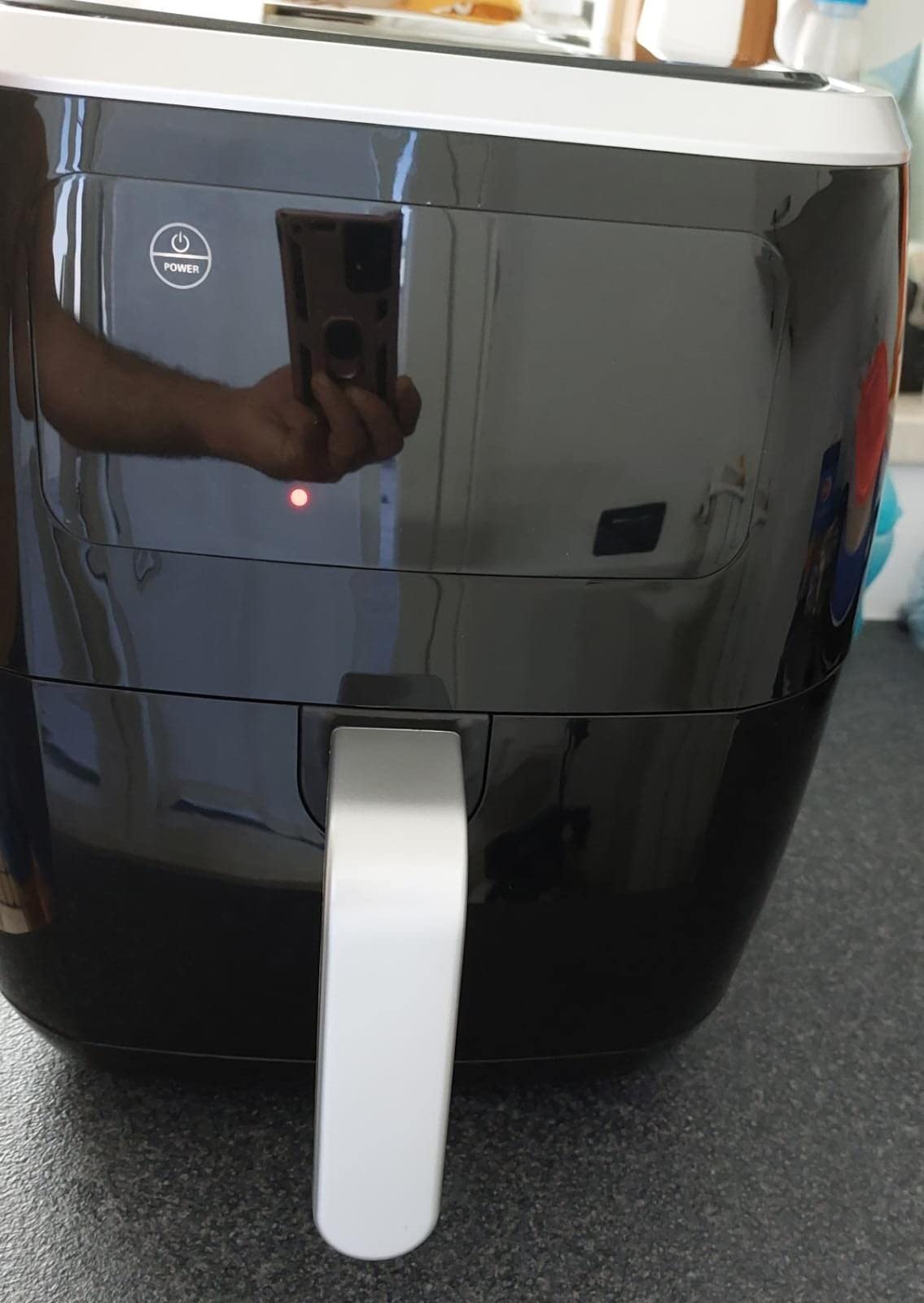 Amazon Basics Friggitrice ad Aria 6L Nera 8 Programmi
