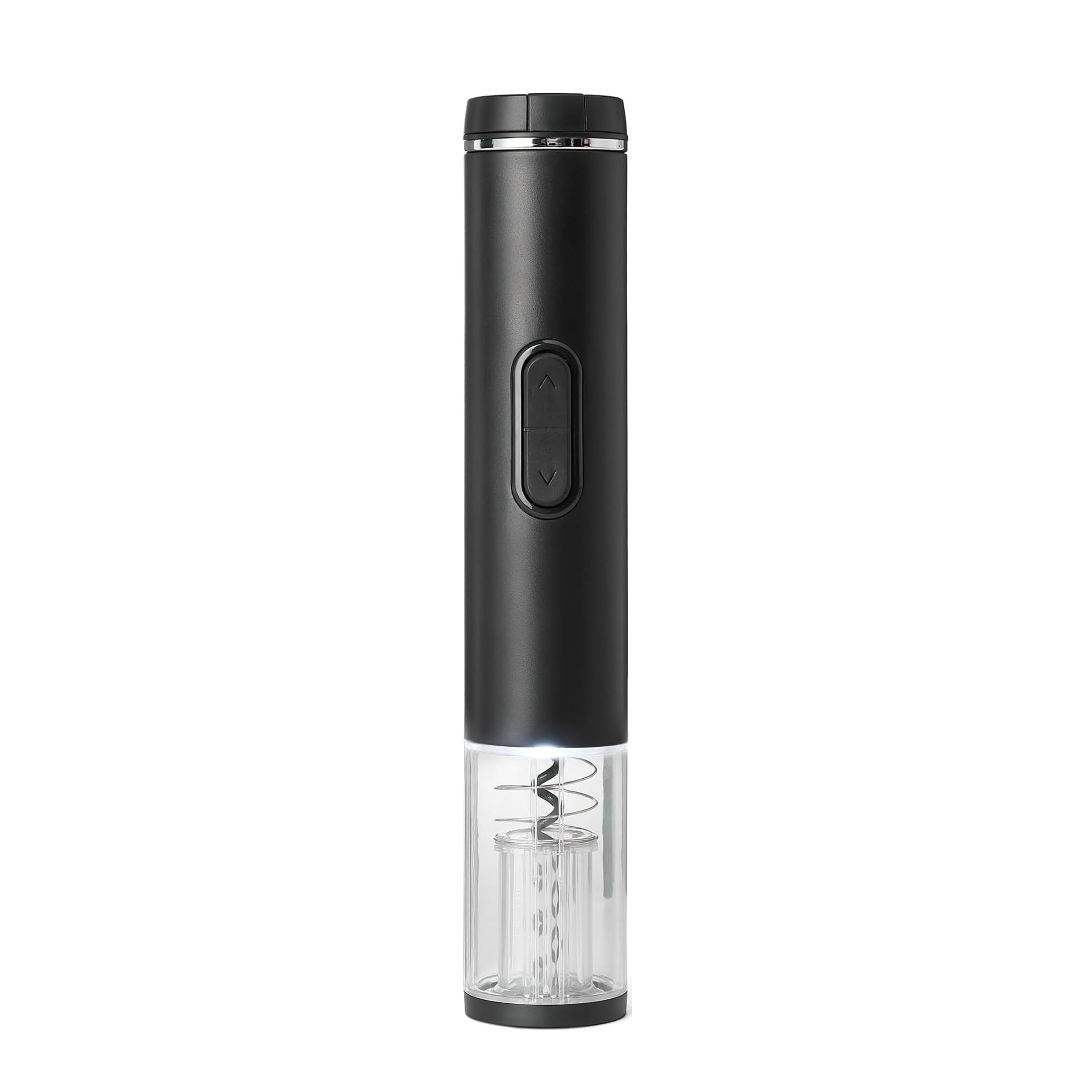 Amazon Basics Apribottiglie Elettrico Nero a Batteria Acciaio