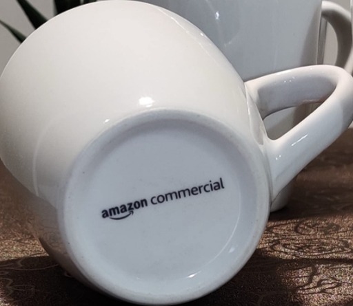Amazon Basics Tazze Porcellana 355 ml Set 12 Pezzi Bianche Impilabili