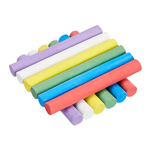 AmazonBasics Gessetti Senza Polvere 24 Pezzi Colorati Atossici