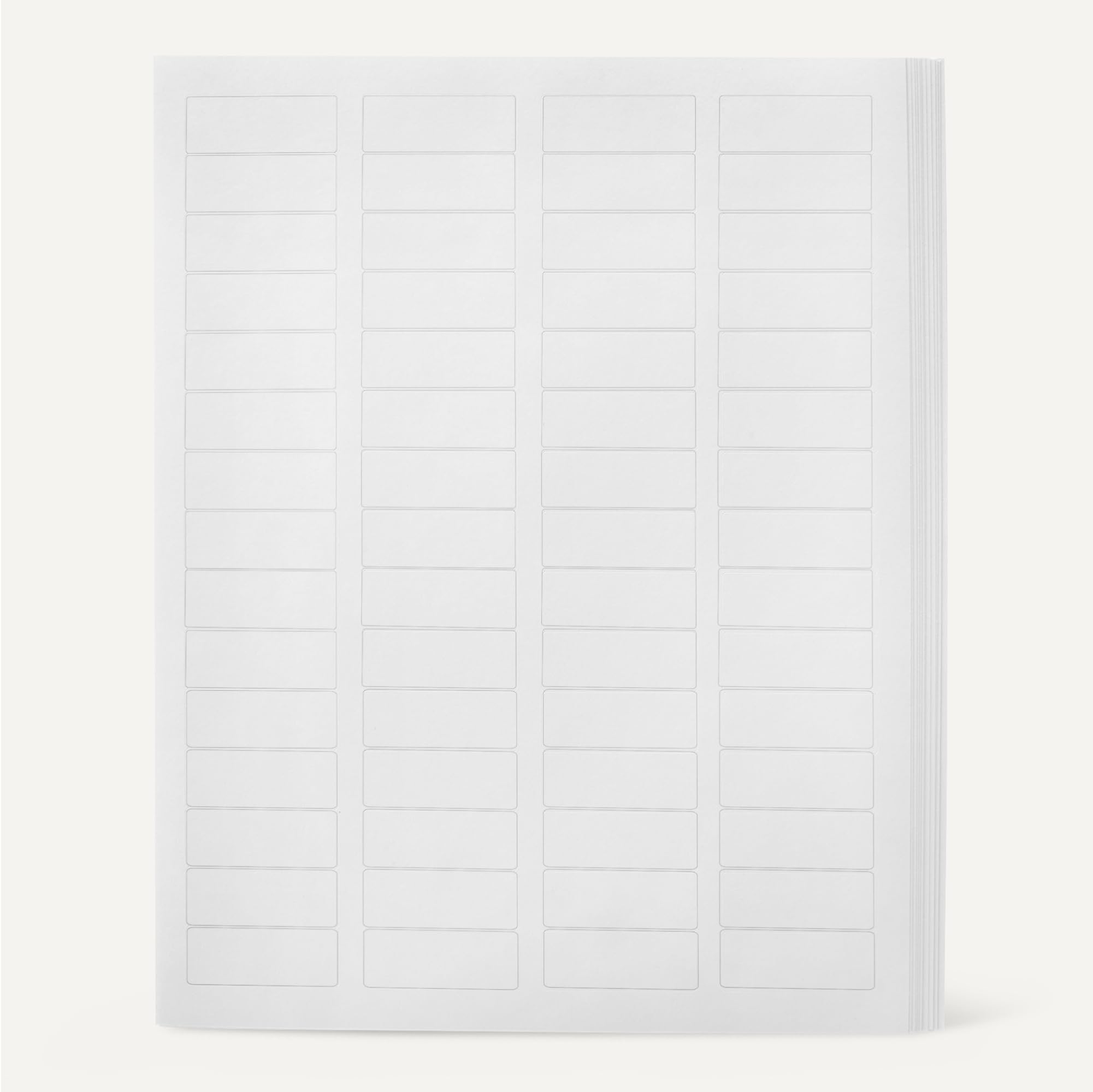 Amazon Basics Etichette Indirizzi Bianche 1,7x4,4cm 3000 Pezzi