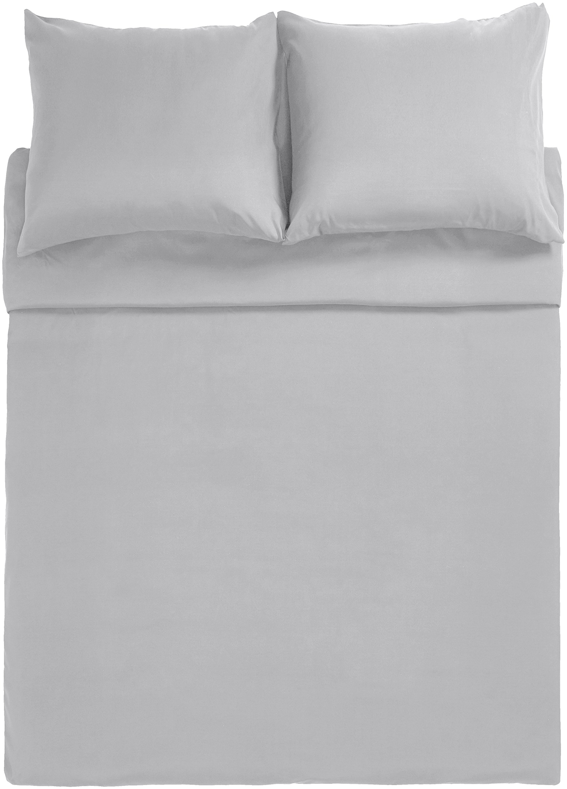 Amazon Basics set copripiumino microfibra grigio 200x200