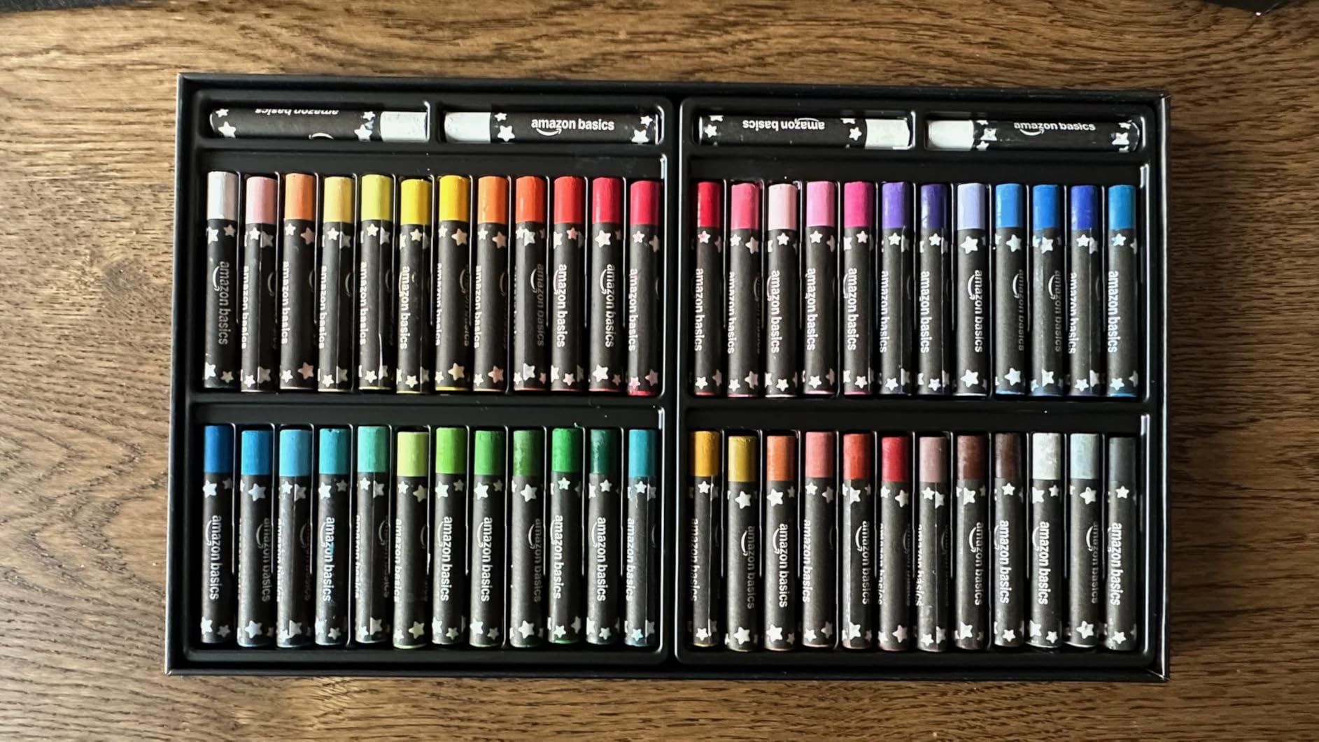Amazon Basics pastelli a olio morbidi 48 colori per artisti