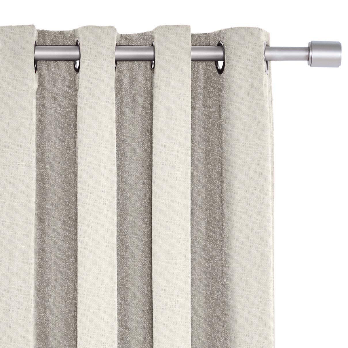 Amazon Basics Mabry 52x54 tende oscuranti avorio 2 pezzi blackout