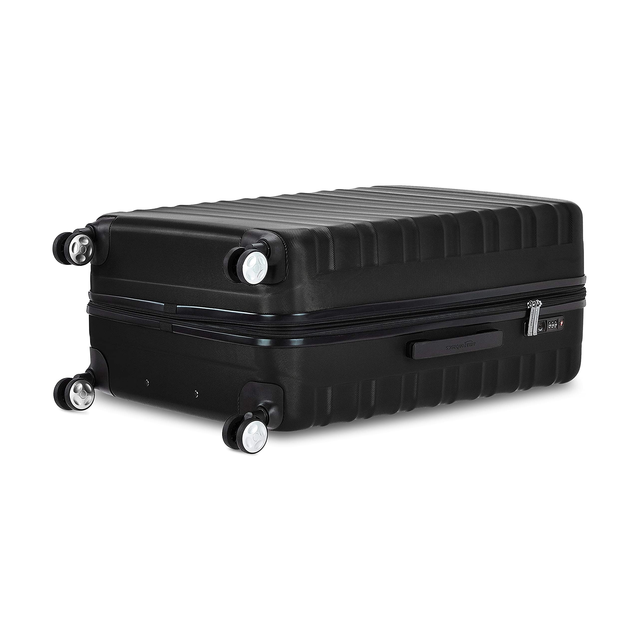 Amazon Basics Set 2 Trolley Rigidi 55+78 cm Nero TSA