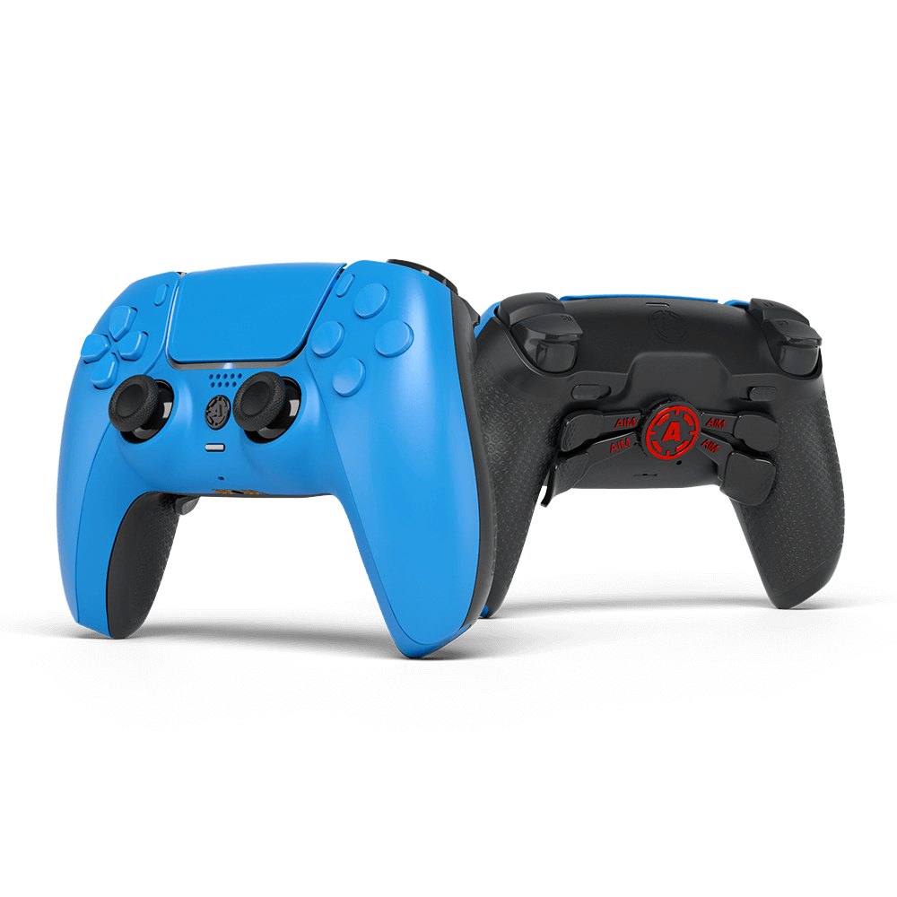 Aim Controller Blue Matte controller PS5 opaco