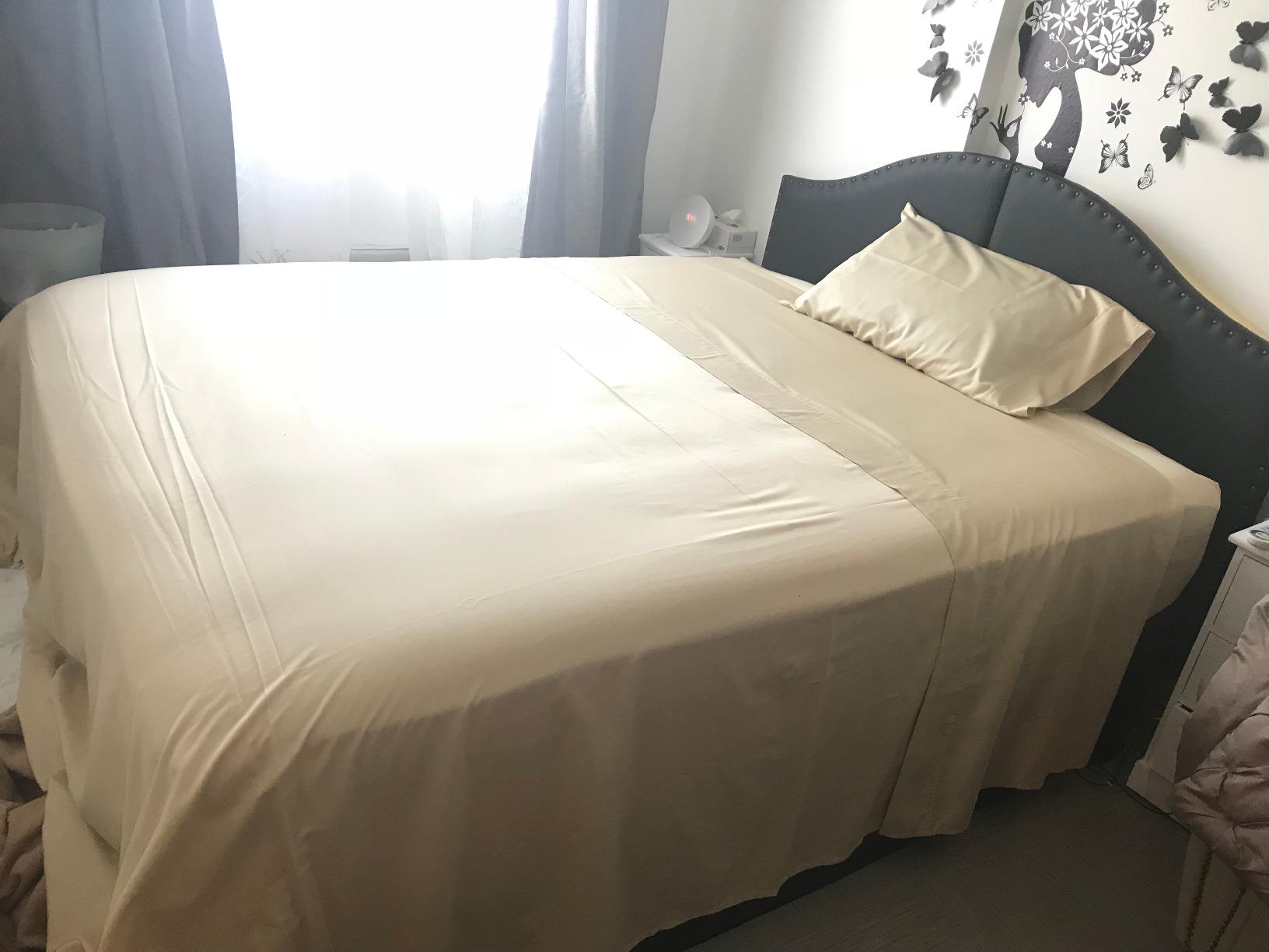 Amazon Basics Federe cotone rasatello 400 fili 50x80 bianche 2 pz