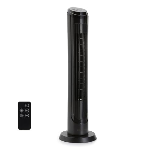 Amazon Basics ventilatore a torre 40 pollici telecomando 4 velocità
