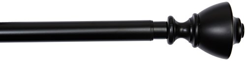 AmazonBasics Bastone per Tenda 180-365 cm Nero Urna