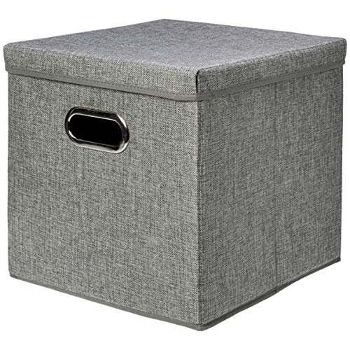 Amazon Basics Cubi Iuta Grigio 33cm 2 Pezzi