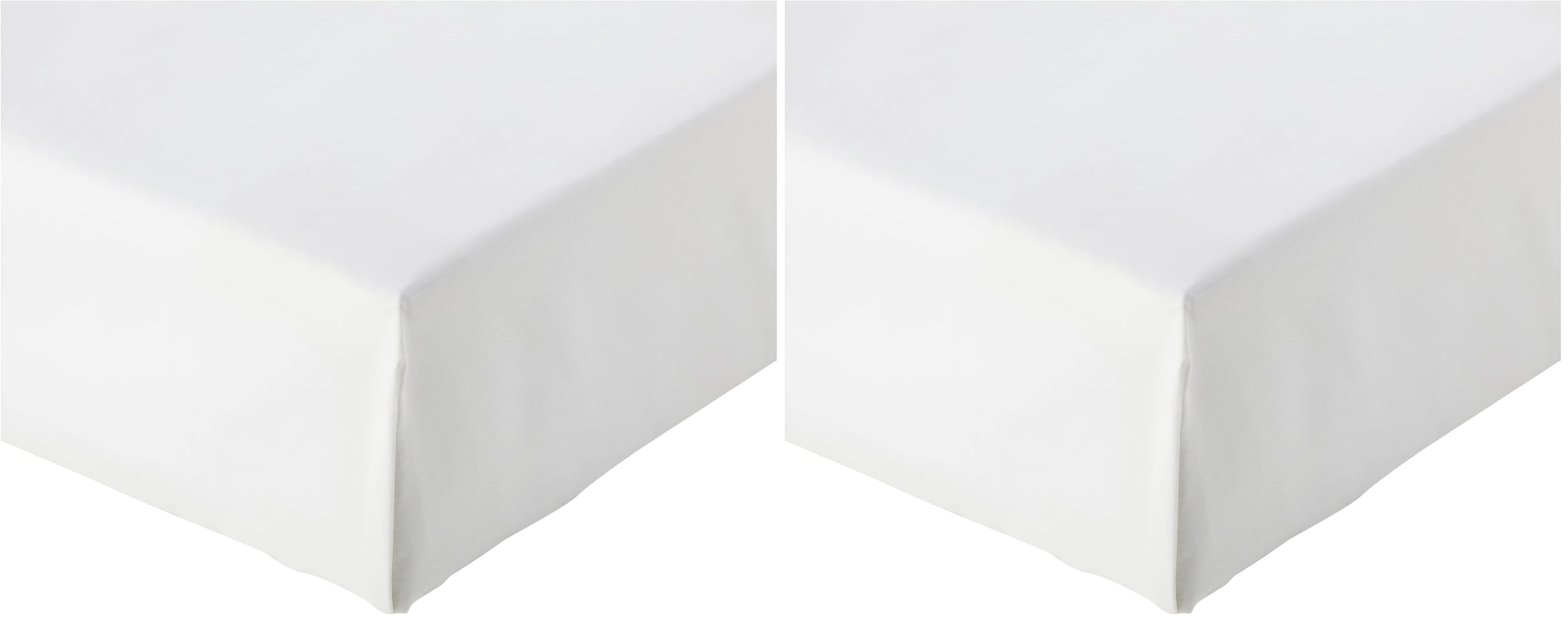 AmazonBasics lenzuolo con angoli 180x200 cm bianco