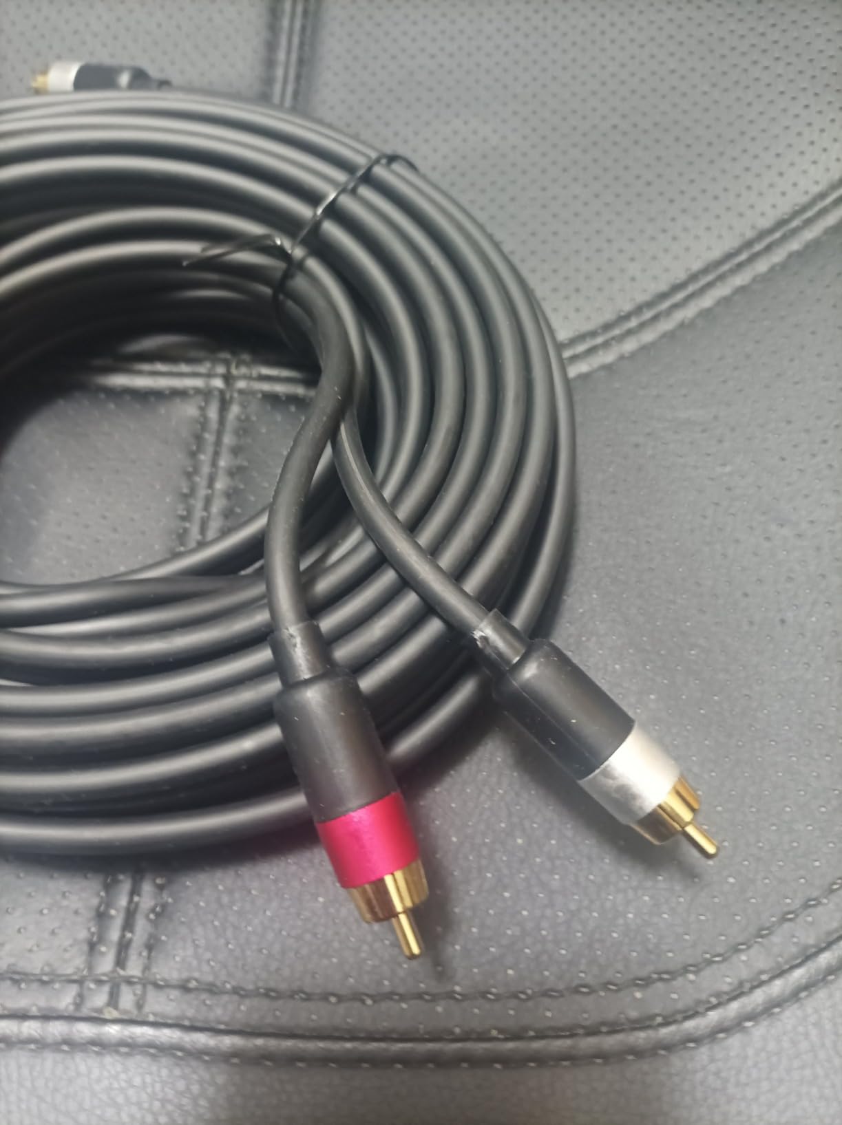 Amazon Basics Cavo Audio RCA 2 Maschi 7,5 m Grigio Antracite