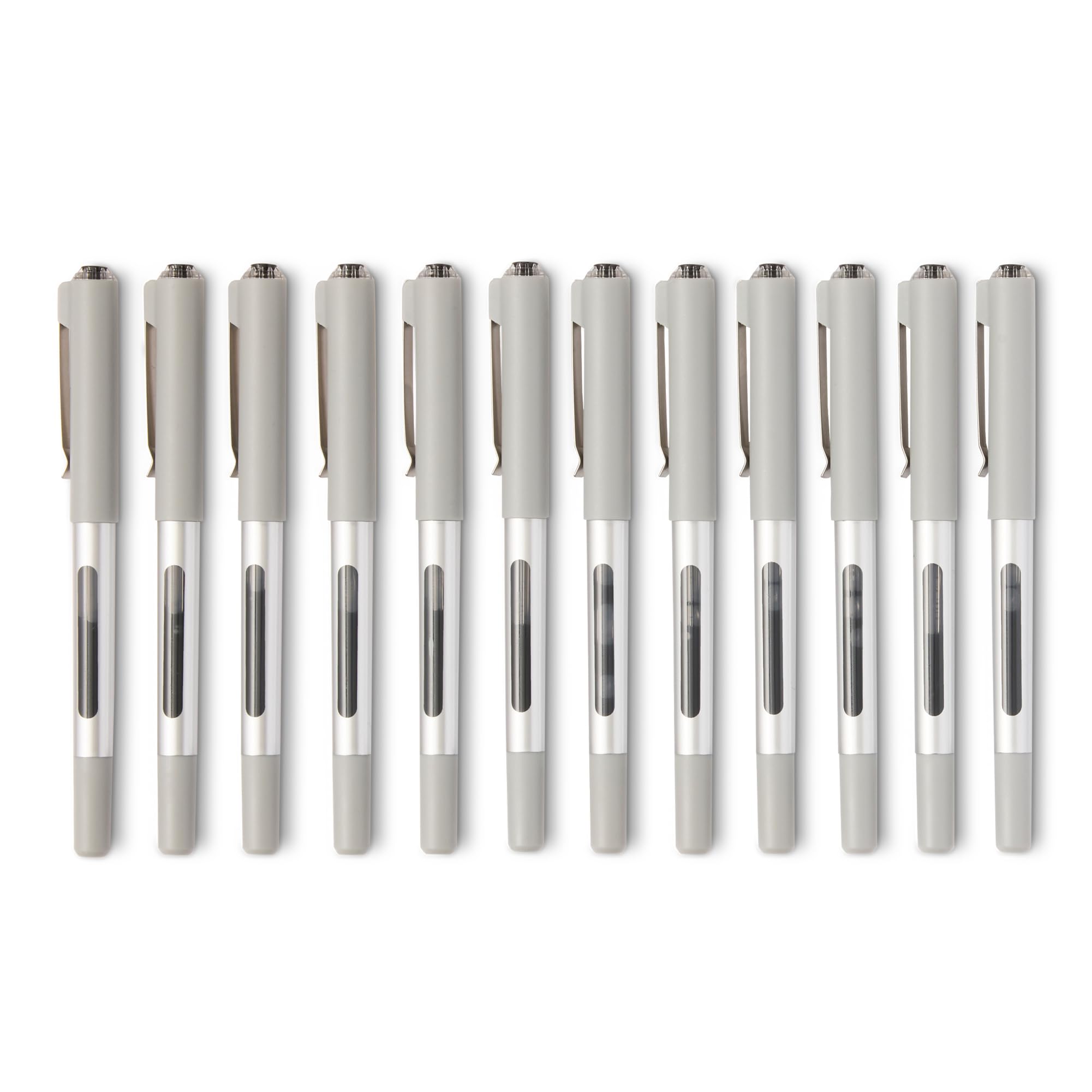 Amazon Basics Penne Gel Roller 0,7mm Nere 12 Pezzi