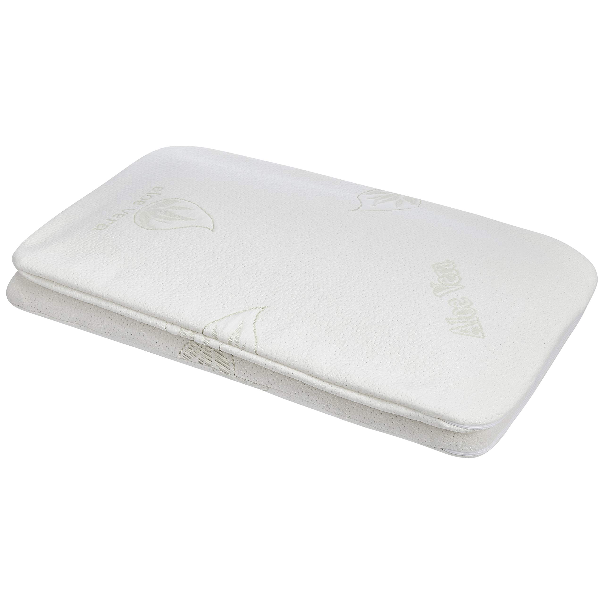 Amazon Basics cuscino memory foam aloe vera 70x42