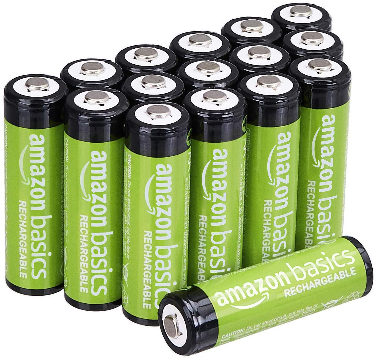 Amazon Basics Batterie AAA Ricaricabili 800mAh 12 Pezzi