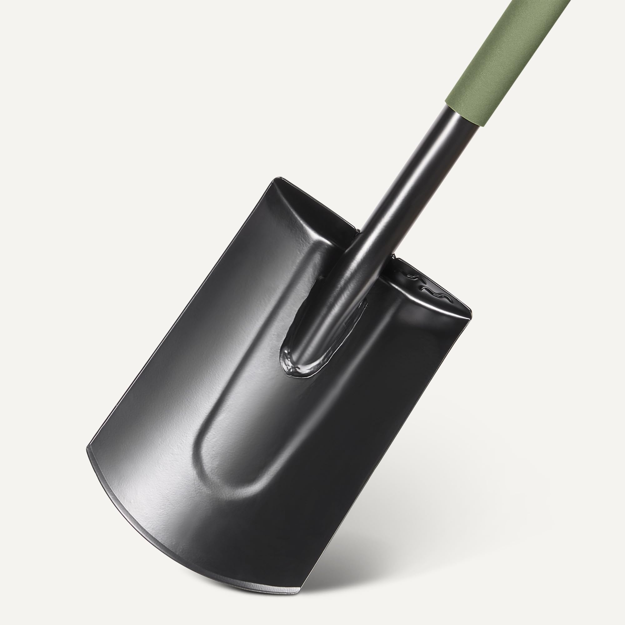 Amazon Basics pala da giardinaggio piatta 47 pollici acciaio nera