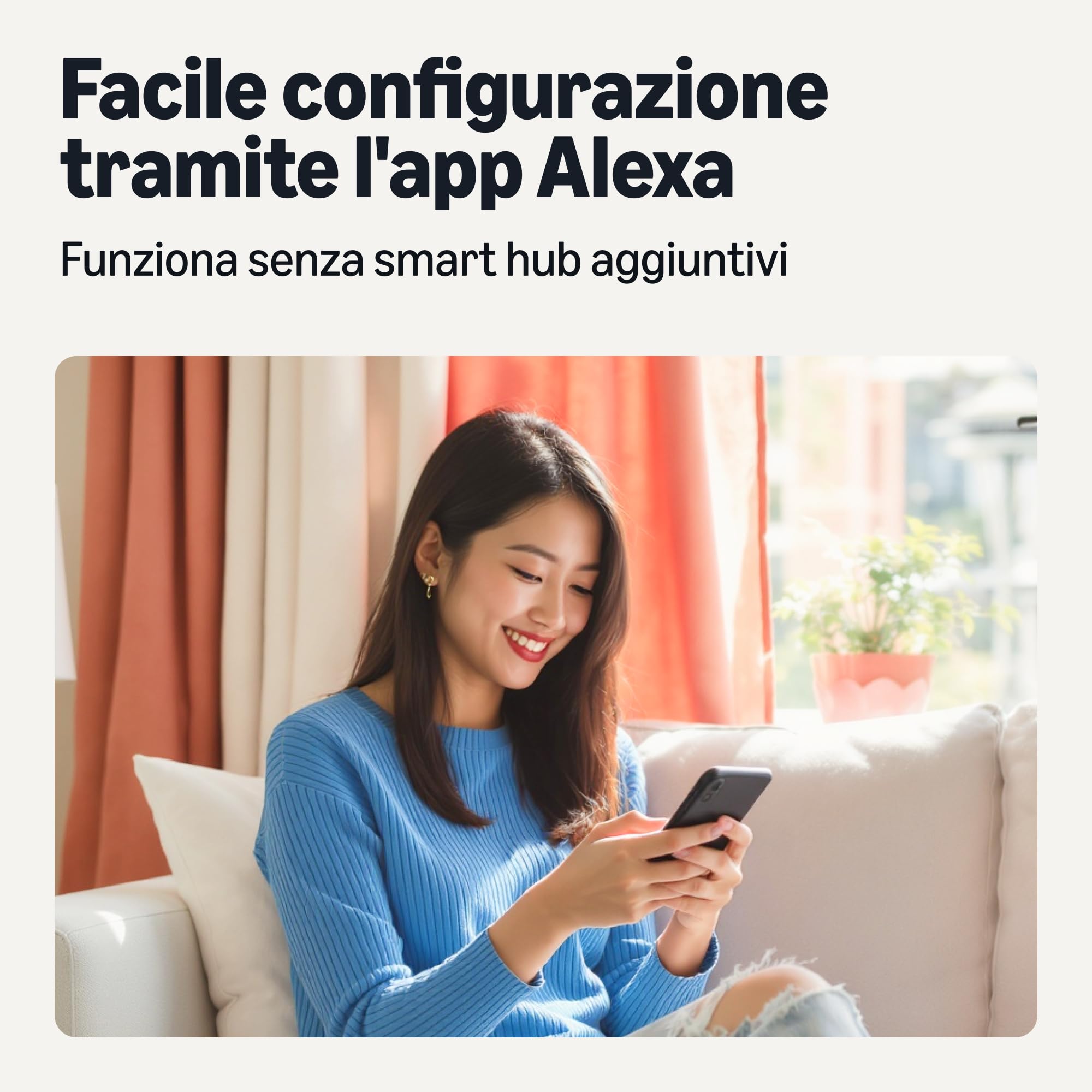 AmazonBasics Lampadina Smart Filamento LED A60 Alexa
