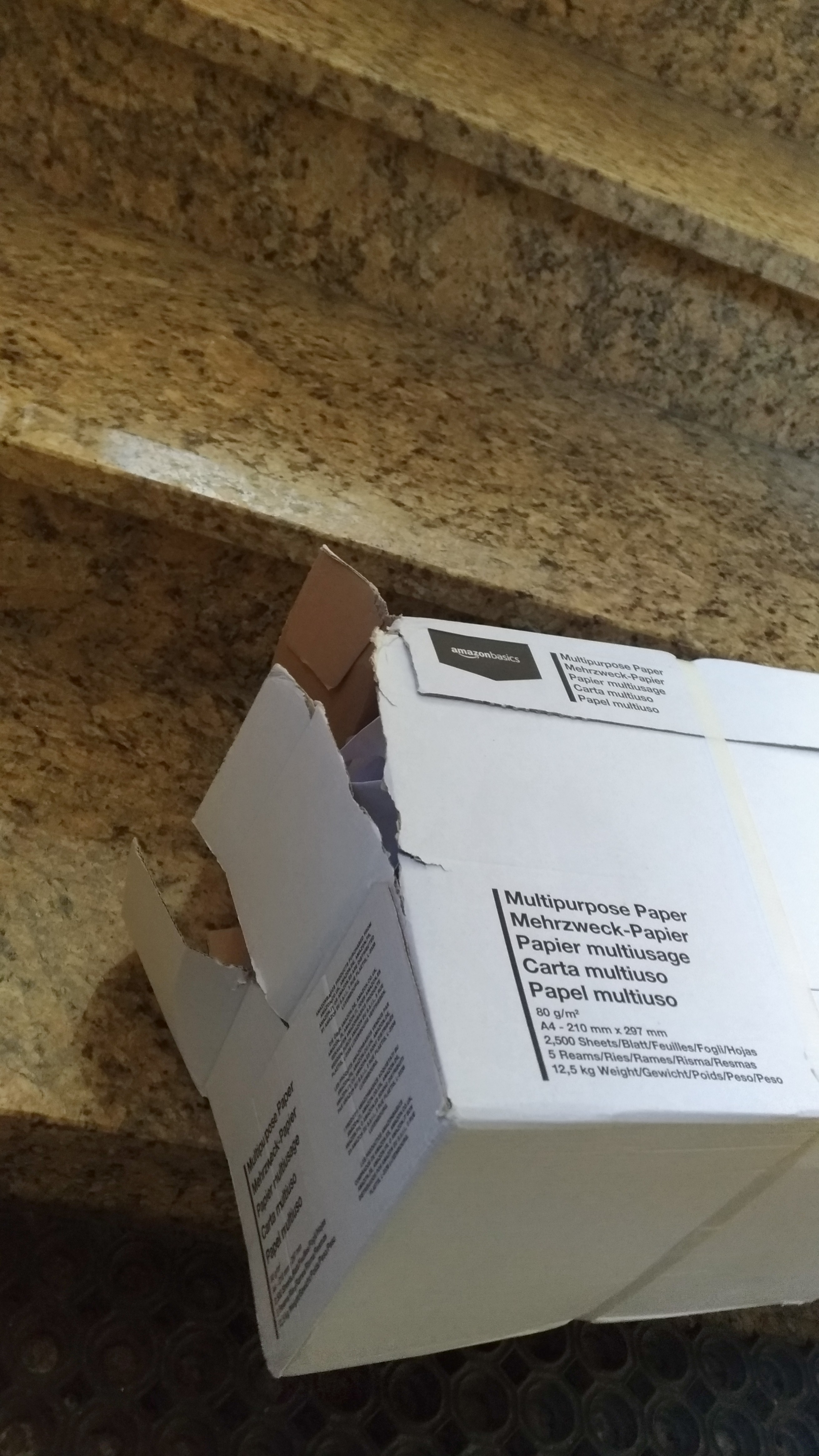 Amazon Basics Carta da Stampa Multiuso A4 80g 2500 Fogli Bianca