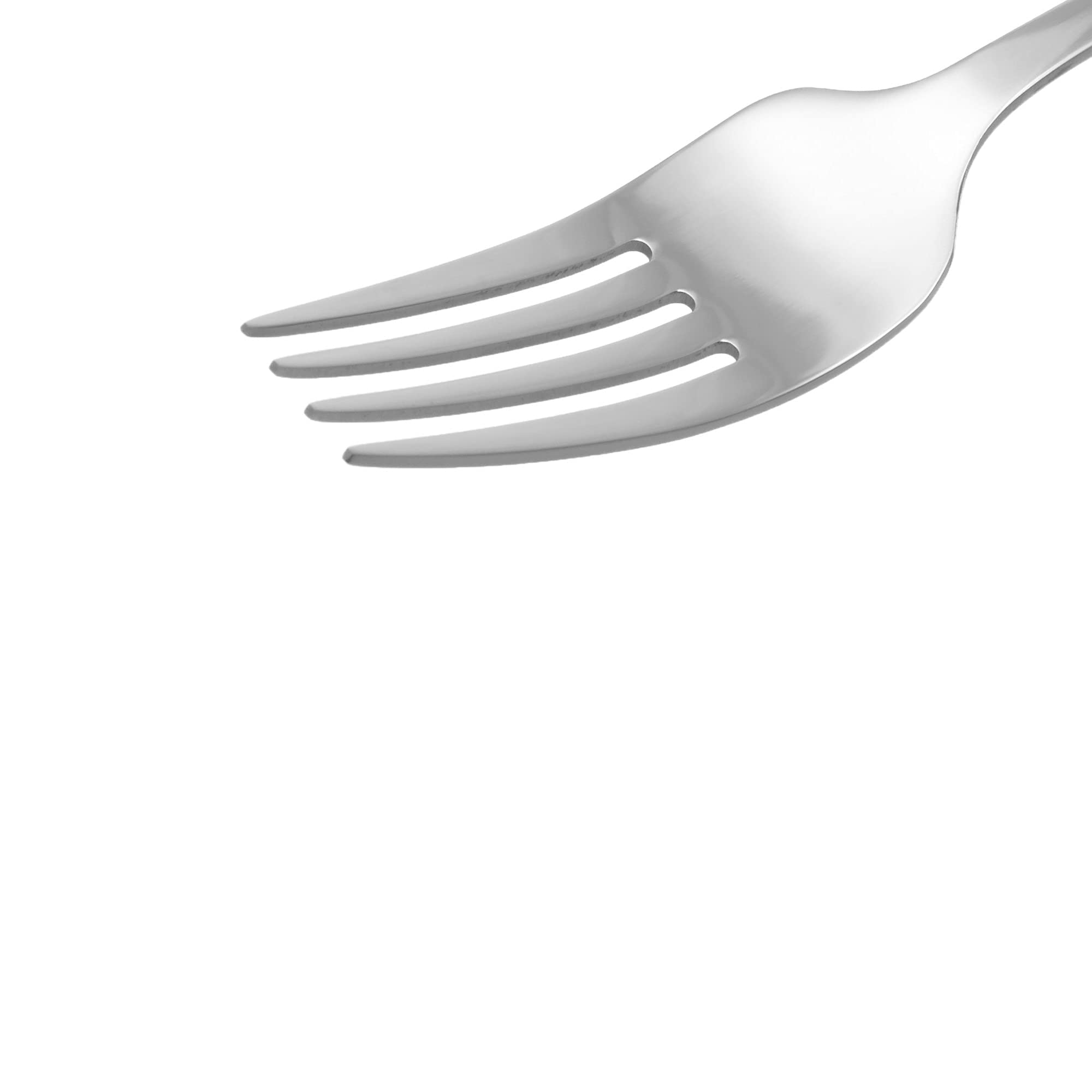 AmazonBasics Forchette Tavola Acciaio Inox 12 Pezzi Bordo Tondo