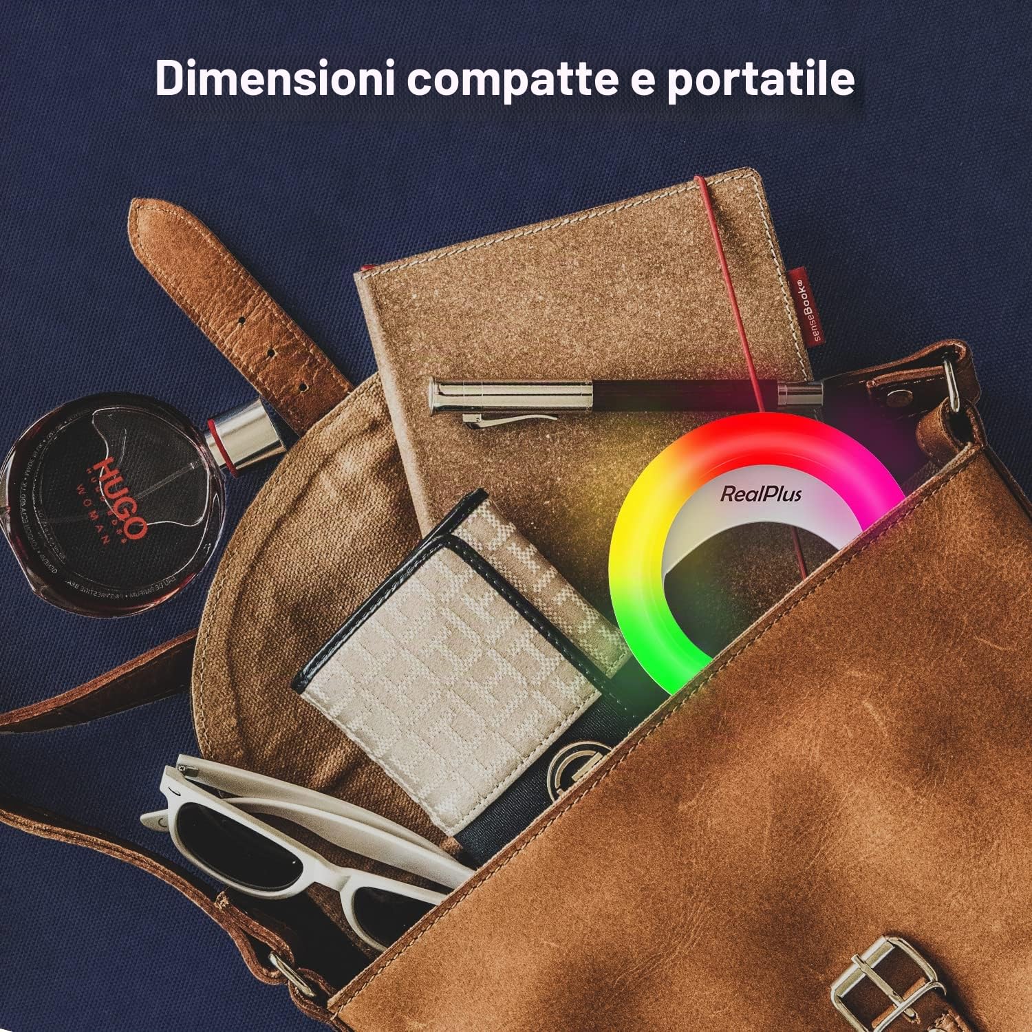 RealPlus Luce Anello Selfie RGB con Clip Ricaricabile USB