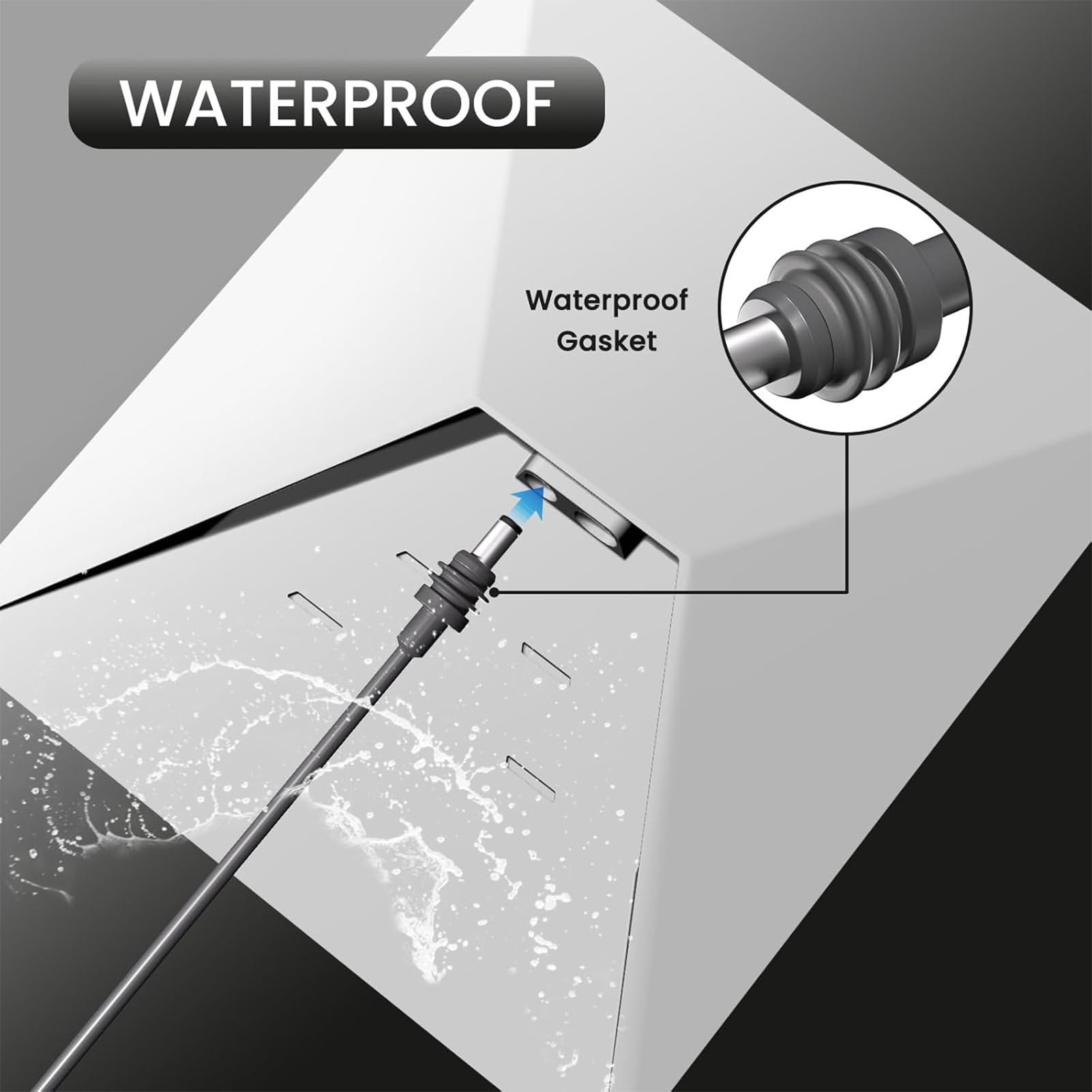 Elprico Cavo Prolunga Alimentazione 18AWG 5 m IP68