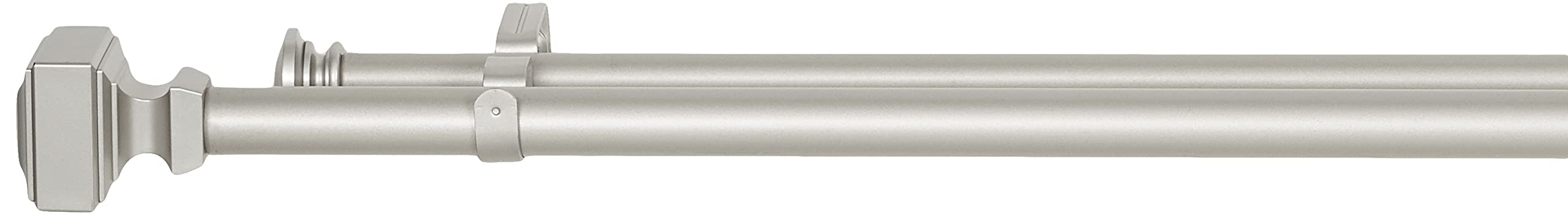 Amazon Basics Bastone Doppio Tenda 183-366 cm Nichel Estensibile