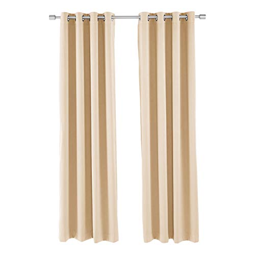 Amazon Basics Theatre Grade tende oscuranti 52x95 talpa 2 pezzi termiche