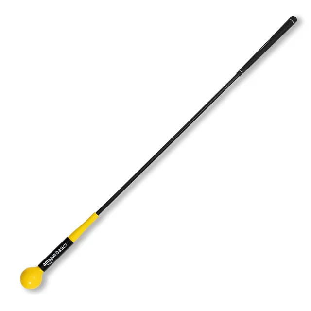 AmazonBasics attrezzo swing golf 122 cm nero giallo flessibile