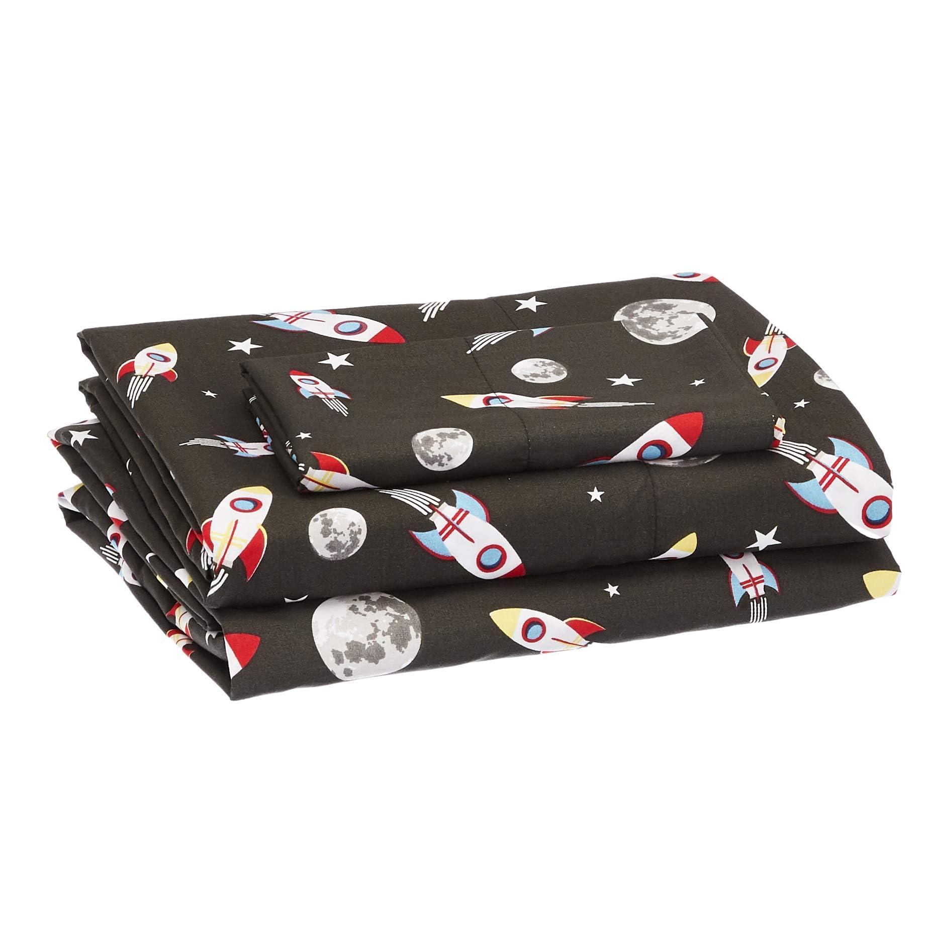 AmazonBasics Set lenzuola bambini dinosauri 3 pezzi