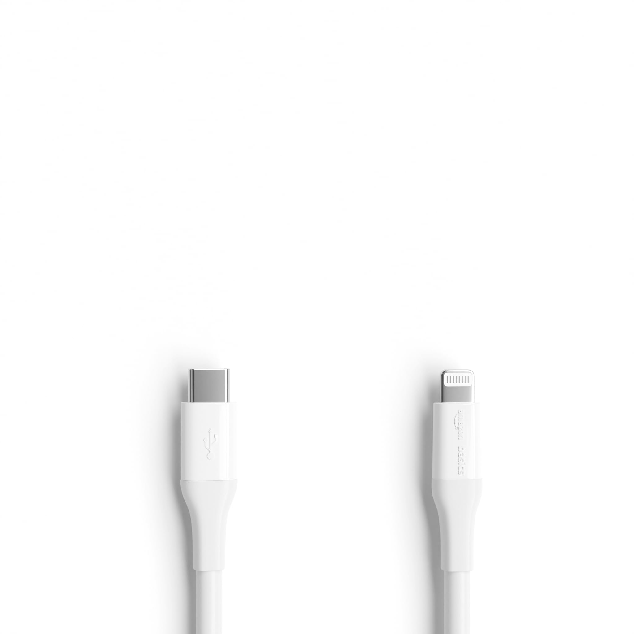 AmazonBasics cavo USB-C Lightning 3 m bianco ricarica rapida