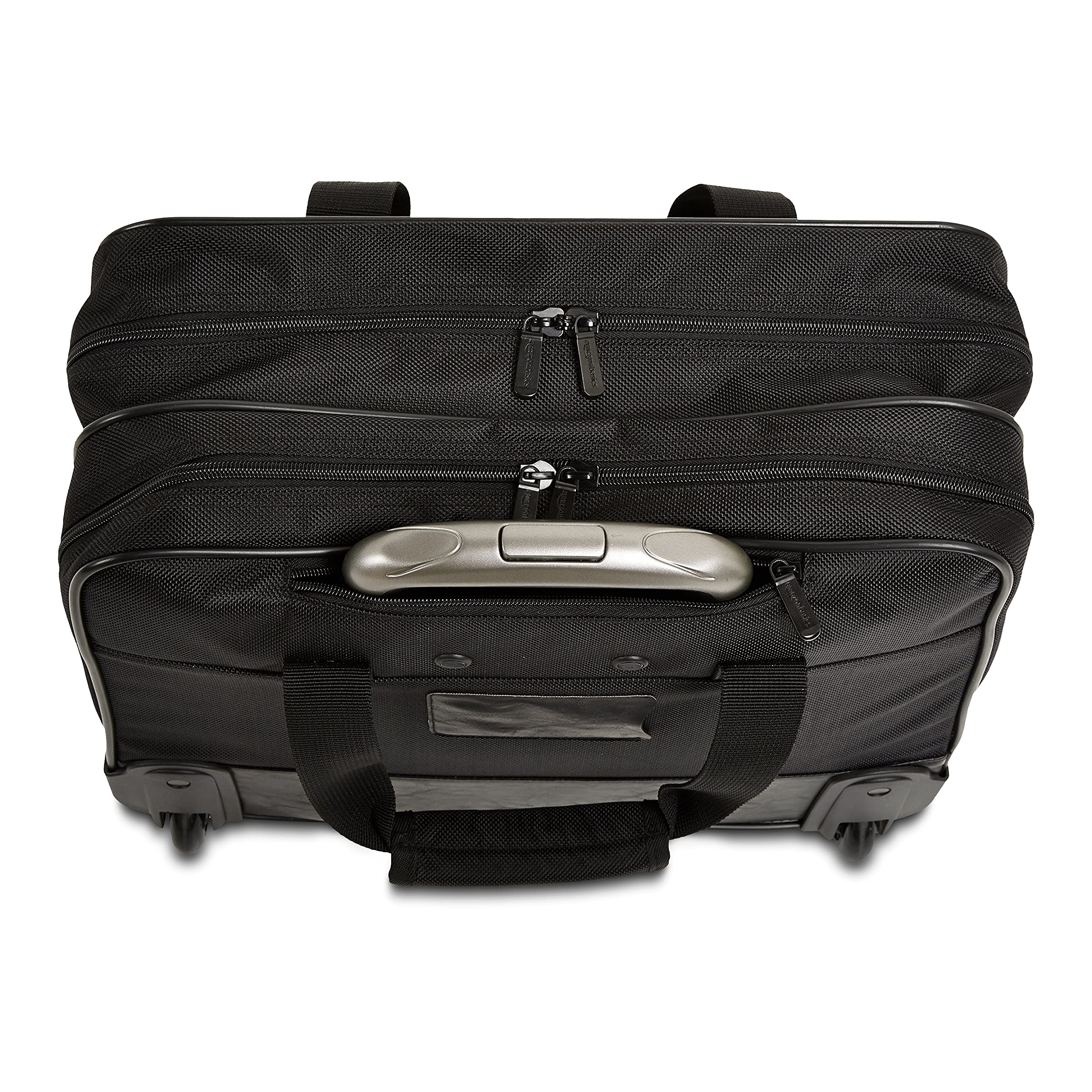 AmazonBasics Borsa Laptop con Ruote da Viaggio Nera