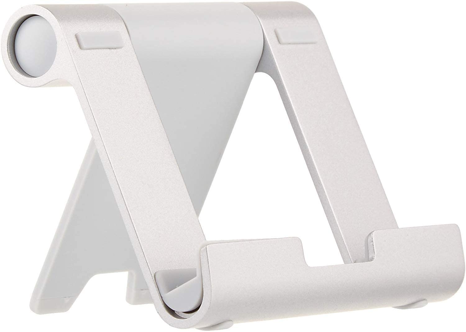 AmazonBasics Supporto Tablet Inclinabile Argento 4-10"
