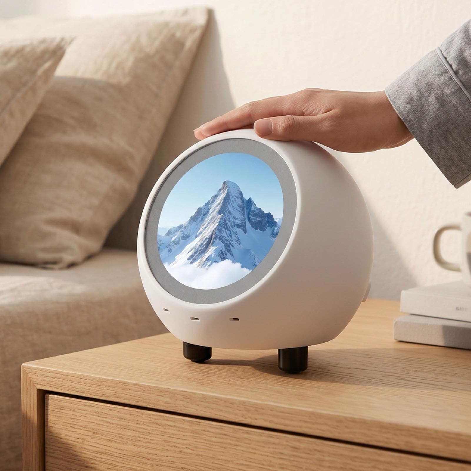 Elprico AI robot da scrivania display 1,28" WiFi Bluetooth