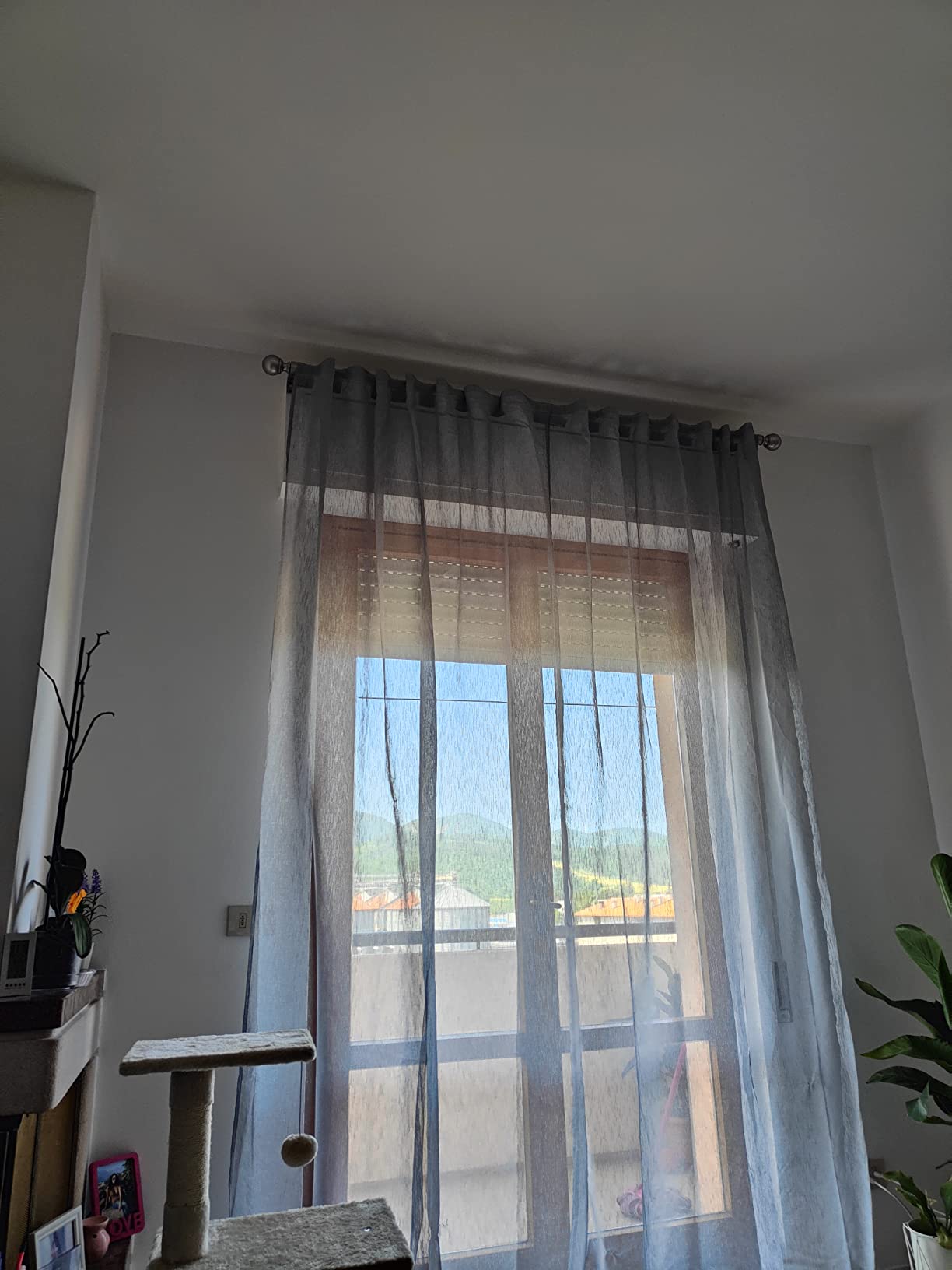 AmazonBasics Bastone Tenda 183-366 cm Nero Sfera 19 mm