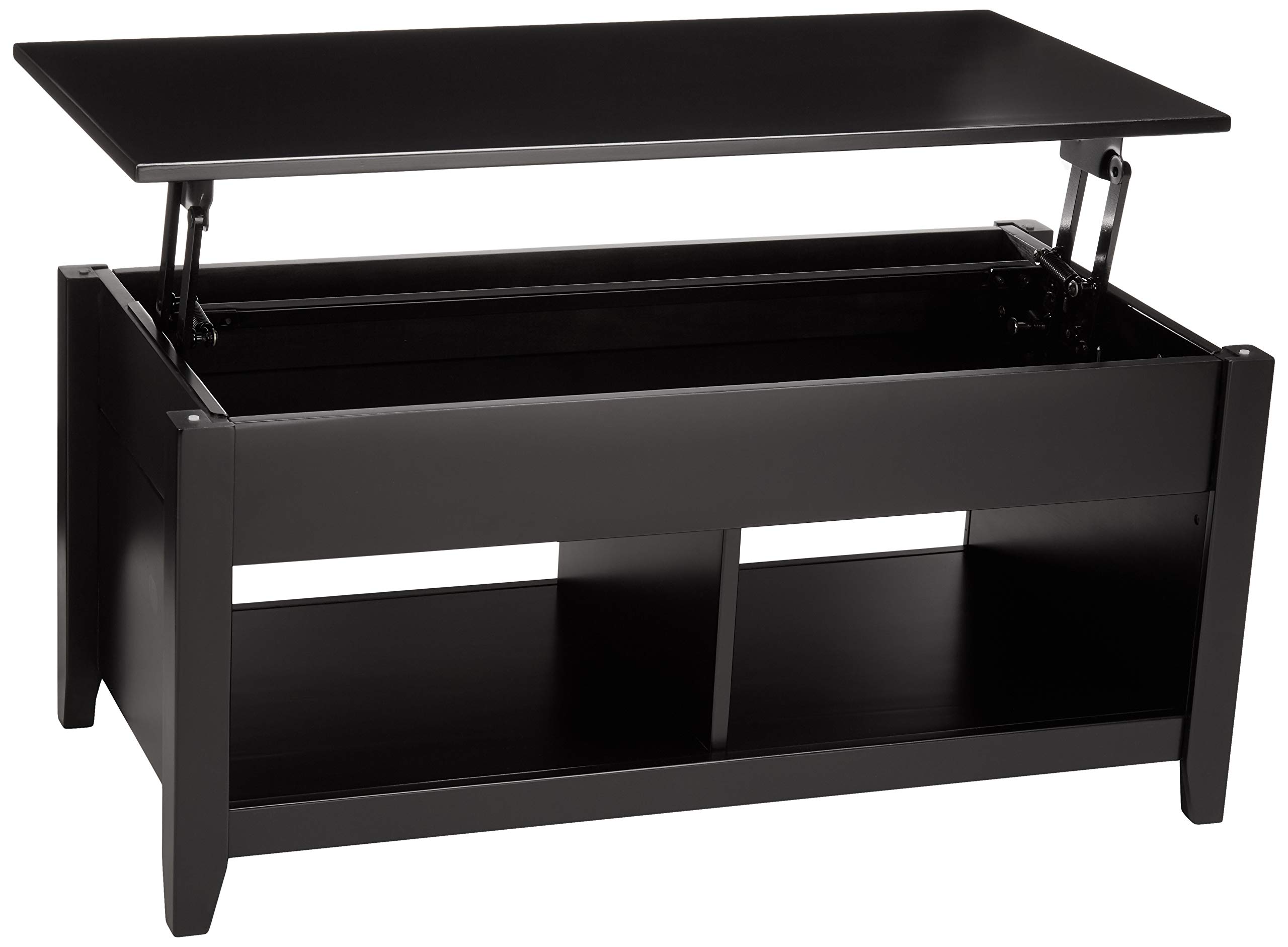 Amazon Basics tavolino caffè piano rialzabile nero 102 cm
