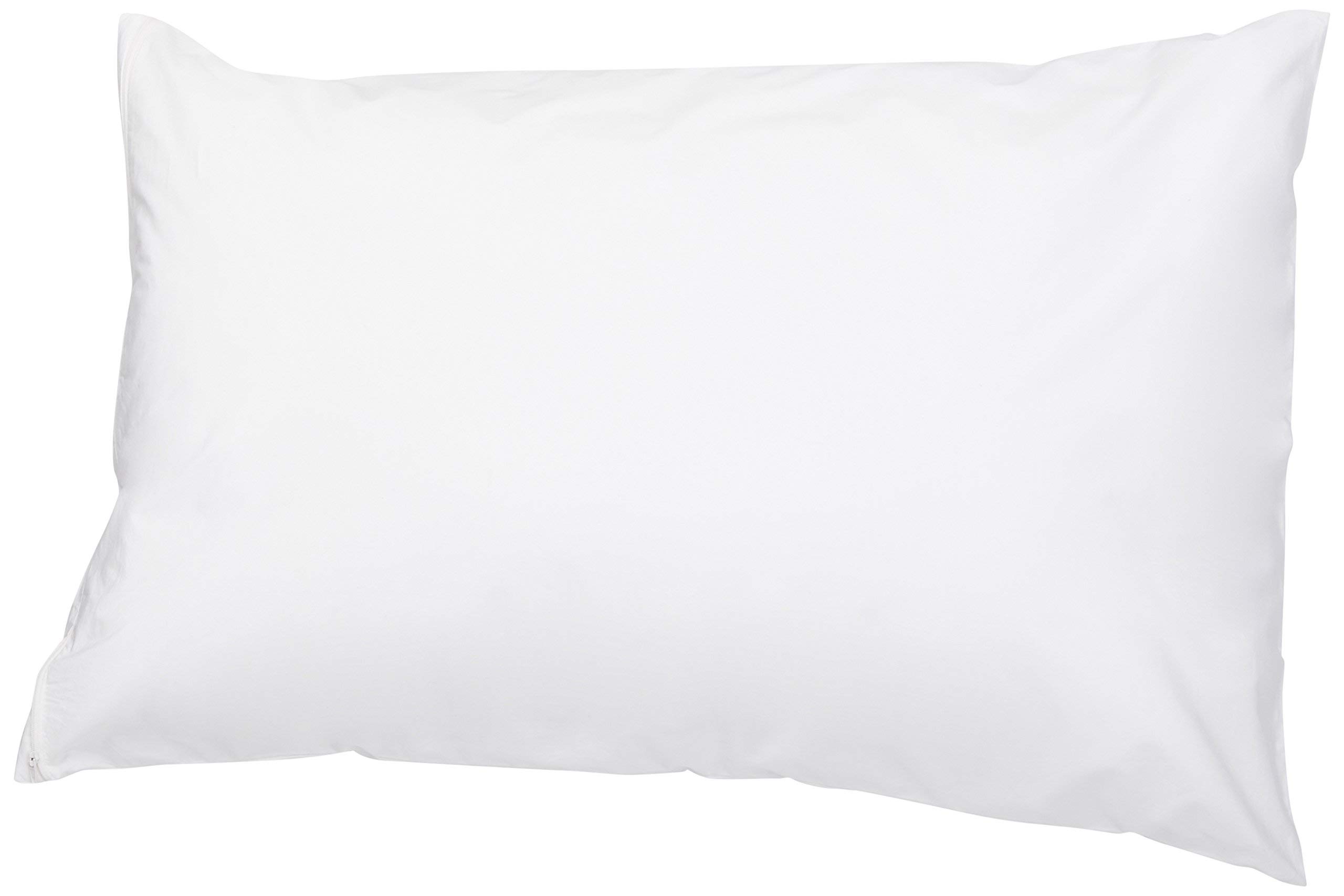 AmazonBasics federa copricuscino cotone bianco 53x79 cm