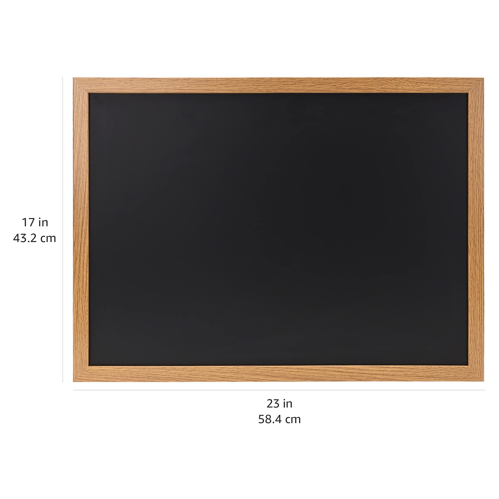 AmazonBasics Lavagna nera magnetica 43x58 cm gesso
