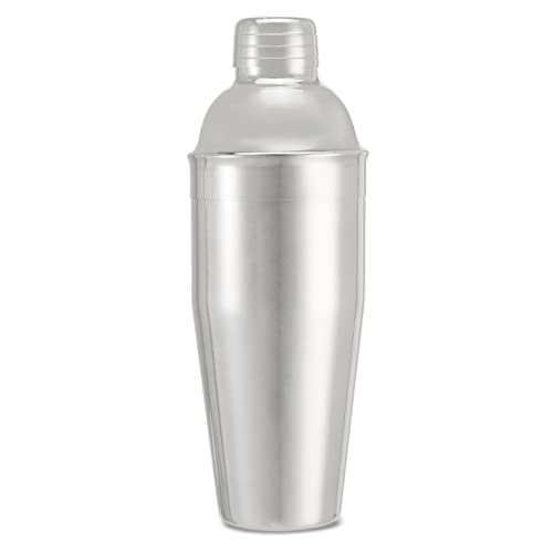Amazon Basics set bar cocktail inox 10 pezzi con stand bambù